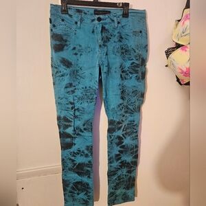 Rock & Republic Men's Blue Patterned Chinos